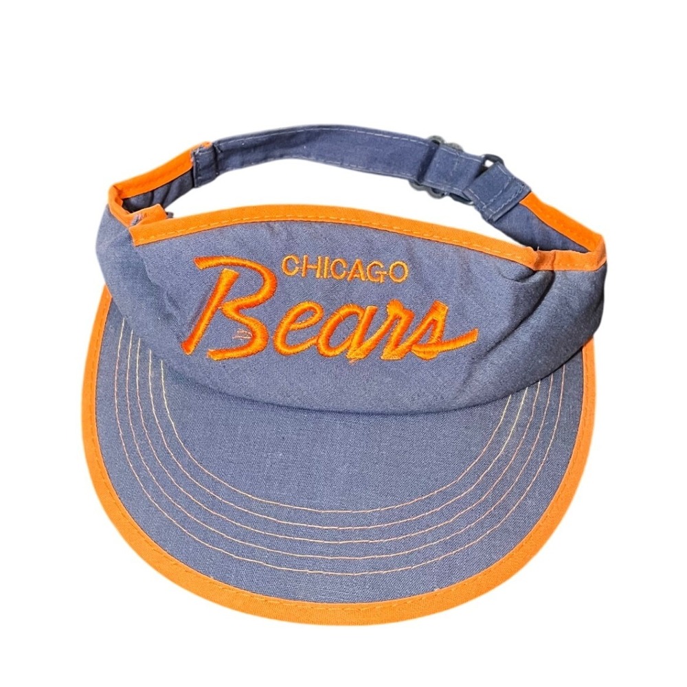 Sports Specialties Vintage Chicago Bears Visor OS Navy Embroidered Adjustable